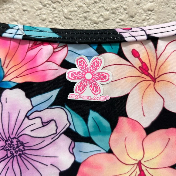 Pipeline Makani Rash Guard Dress Tropical Floral Print New With Tags S UPF 50+ - Picture 6 of 10